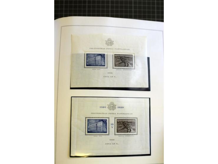 1918/40, ungebrauchte/postfrische und gestempelte Sammlung, dabei Estland mit provisorischen Stempeln, außerdem Mi.-Nr. 46-47