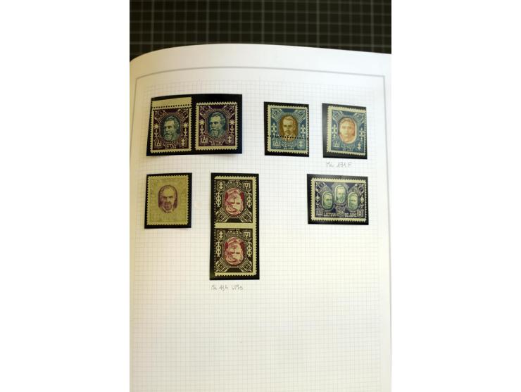 1918/40, ungebrauchte/postfrische und gestempelte Sammlung, dabei Estland mit provisorischen Stempeln, außerdem Mi.-Nr. 46-47
