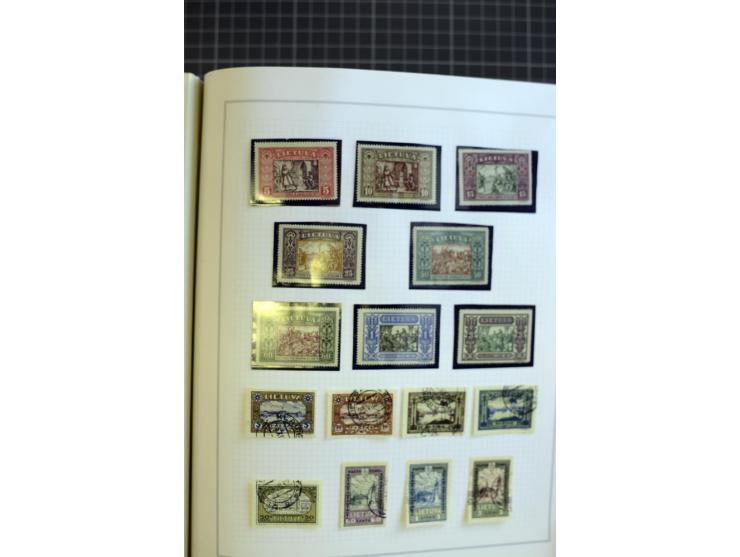 1918/40, ungebrauchte/postfrische und gestempelte Sammlung, dabei Estland mit provisorischen Stempeln, außerdem Mi.-Nr. 46-47
