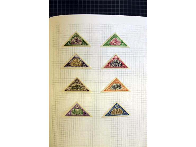 1918/40, ungebrauchte/postfrische und gestempelte Sammlung, dabei Estland mit provisorischen Stempeln, außerdem Mi.-Nr. 46-47