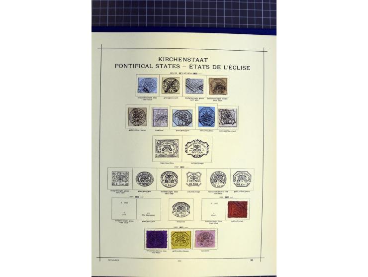 1841-1944, ungebrauchte und gestempelte Sammlung mit vielen guten Werten und Sätzen in 3 Alben