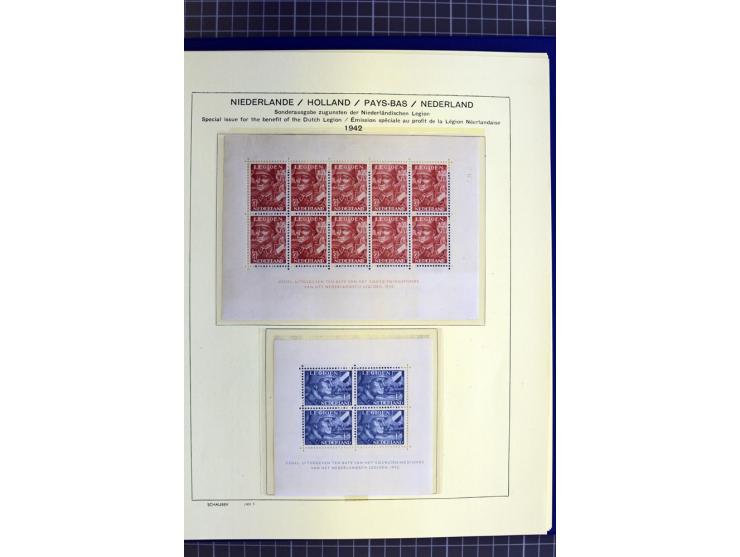 1841-1944, ungebrauchte und gestempelte Sammlung mit vielen guten Werten und Sätzen in 3 Alben