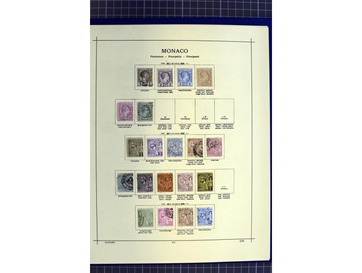 1841-1944, ungebrauchte und gestempelte Sammlung mit vielen guten Werten und Sätzen in 3 Alben