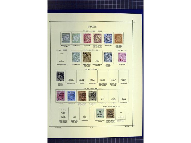 1841-1944, ungebrauchte und gestempelte Sammlung mit vielen guten Werten und Sätzen in 3 Alben