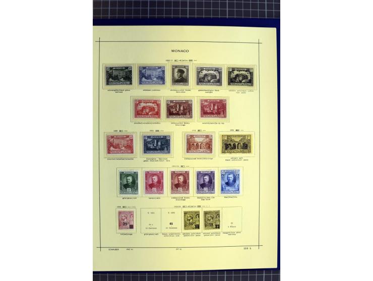 1841-1944, ungebrauchte und gestempelte Sammlung mit vielen guten Werten und Sätzen in 3 Alben
