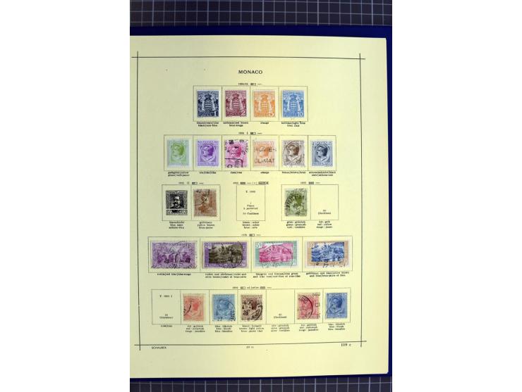 1841-1944, ungebrauchte und gestempelte Sammlung mit vielen guten Werten und Sätzen in 3 Alben