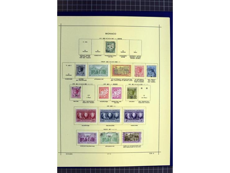 1841-1944, ungebrauchte und gestempelte Sammlung mit vielen guten Werten und Sätzen in 3 Alben