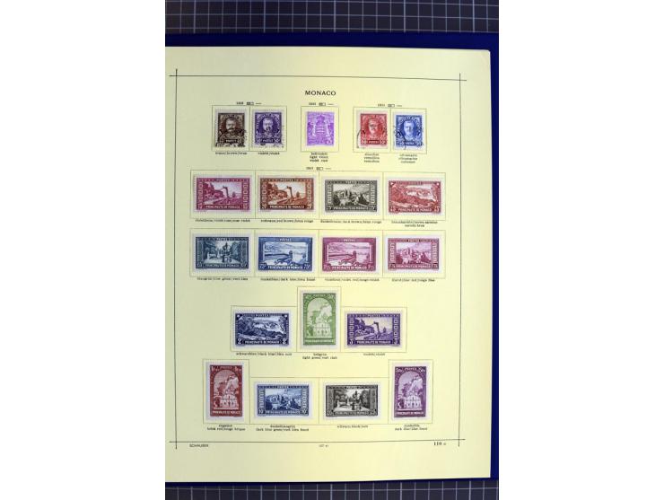 1841-1944, ungebrauchte und gestempelte Sammlung mit vielen guten Werten und Sätzen in 3 Alben