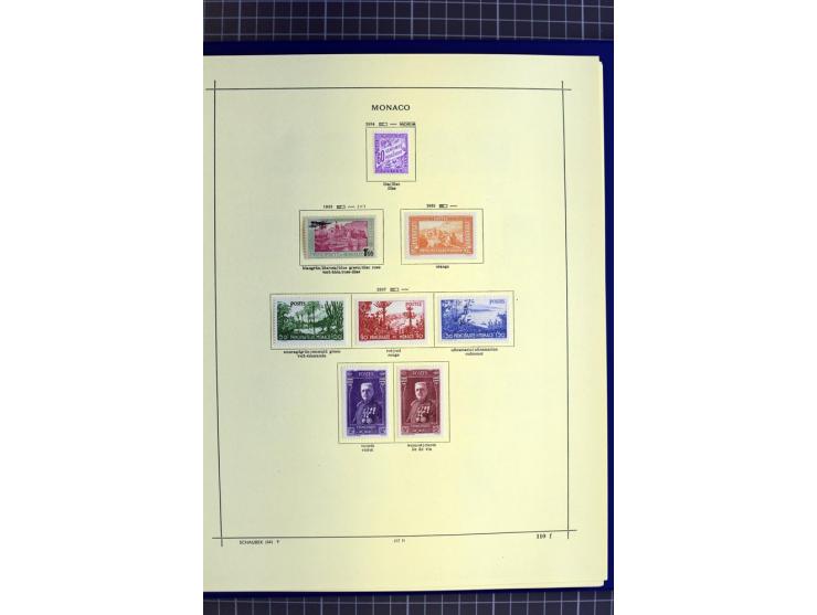 1841-1944, ungebrauchte und gestempelte Sammlung mit vielen guten Werten und Sätzen in 3 Alben