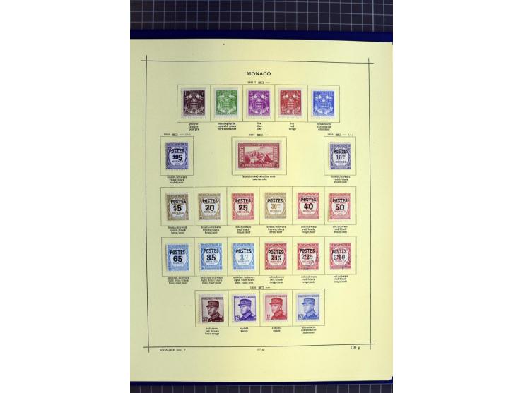 1841-1944, ungebrauchte und gestempelte Sammlung mit vielen guten Werten und Sätzen in 3 Alben
