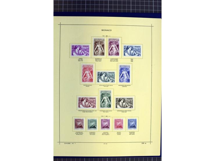 1841-1944, ungebrauchte und gestempelte Sammlung mit vielen guten Werten und Sätzen in 3 Alben