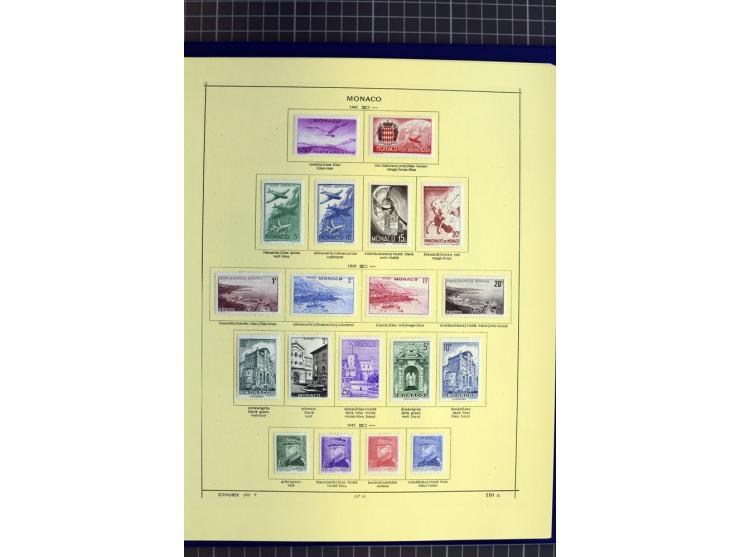 1841-1944, ungebrauchte und gestempelte Sammlung mit vielen guten Werten und Sätzen in 3 Alben