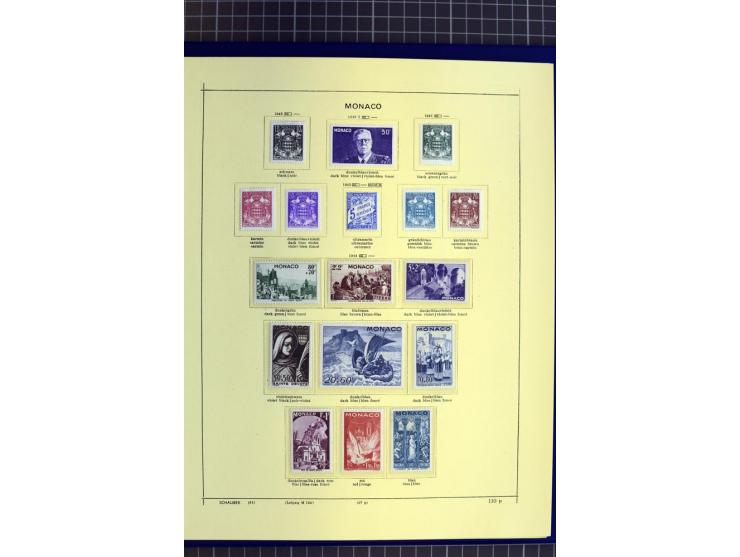 1841-1944, ungebrauchte und gestempelte Sammlung mit vielen guten Werten und Sätzen in 3 Alben