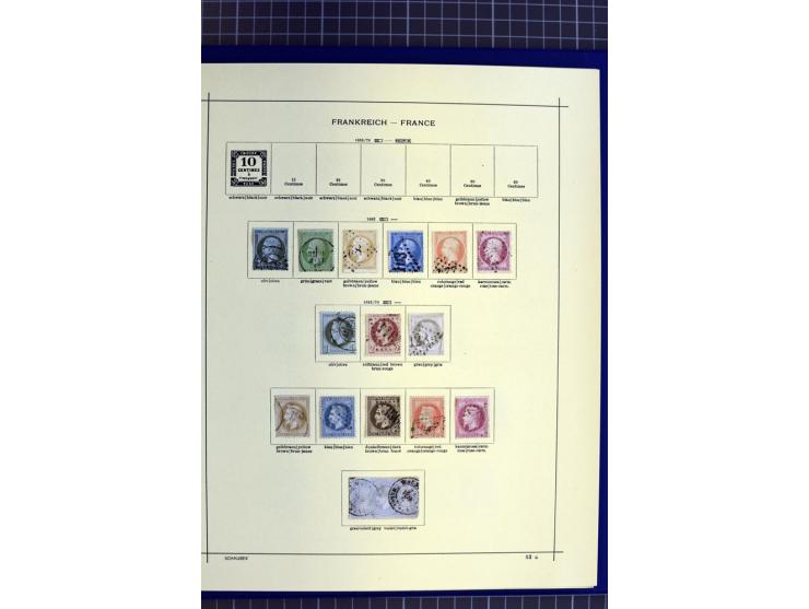 1841-1944, ungebrauchte und gestempelte Sammlung mit vielen guten Werten und Sätzen in 3 Alben