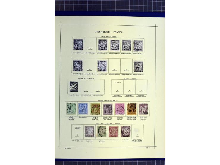 1841-1944, ungebrauchte und gestempelte Sammlung mit vielen guten Werten und Sätzen in 3 Alben