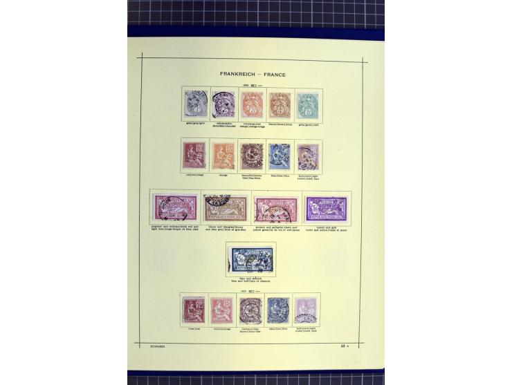 1841-1944, ungebrauchte und gestempelte Sammlung mit vielen guten Werten und Sätzen in 3 Alben