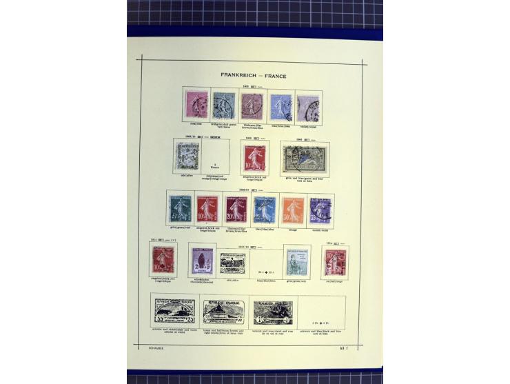 1841-1944, ungebrauchte und gestempelte Sammlung mit vielen guten Werten und Sätzen in 3 Alben