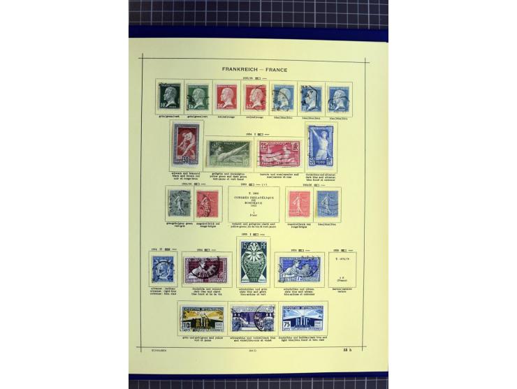 1841-1944, ungebrauchte und gestempelte Sammlung mit vielen guten Werten und Sätzen in 3 Alben