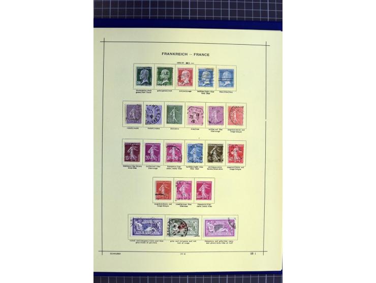 1841-1944, ungebrauchte und gestempelte Sammlung mit vielen guten Werten und Sätzen in 3 Alben