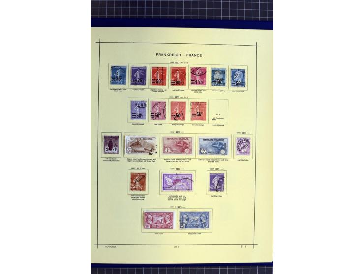 1841-1944, ungebrauchte und gestempelte Sammlung mit vielen guten Werten und Sätzen in 3 Alben