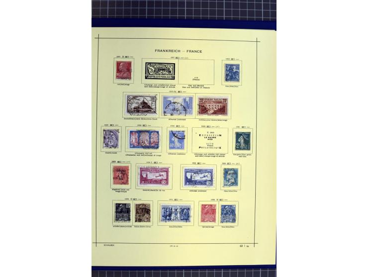 1841-1944, ungebrauchte und gestempelte Sammlung mit vielen guten Werten und Sätzen in 3 Alben