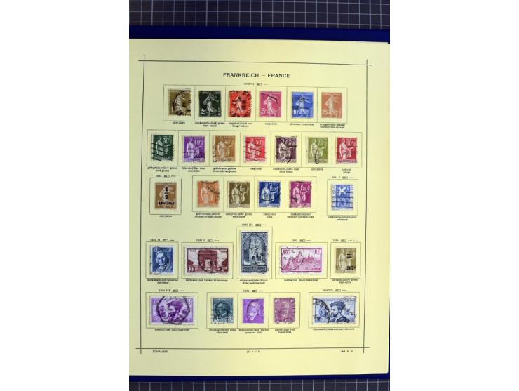 1841-1944, ungebrauchte und gestempelte Sammlung mit vielen guten Werten und Sätzen in 3 Alben