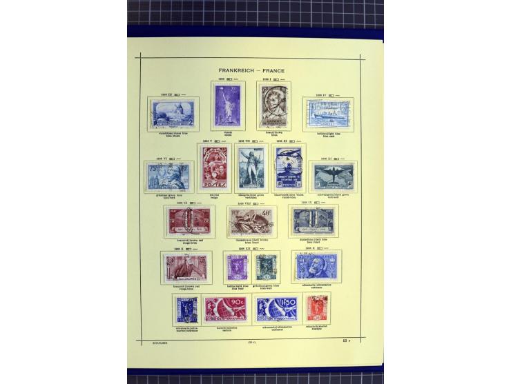 1841-1944, ungebrauchte und gestempelte Sammlung mit vielen guten Werten und Sätzen in 3 Alben