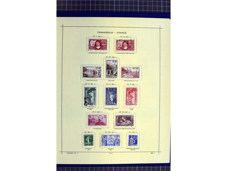 1841-1944, ungebrauchte und gestempelte Sammlung mit vielen guten Werten und Sätzen in 3 Alben