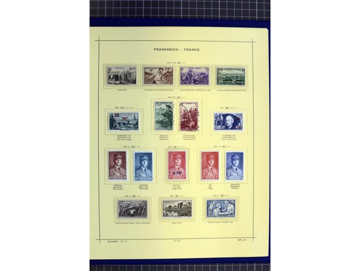 1841-1944, ungebrauchte und gestempelte Sammlung mit vielen guten Werten und Sätzen in 3 Alben