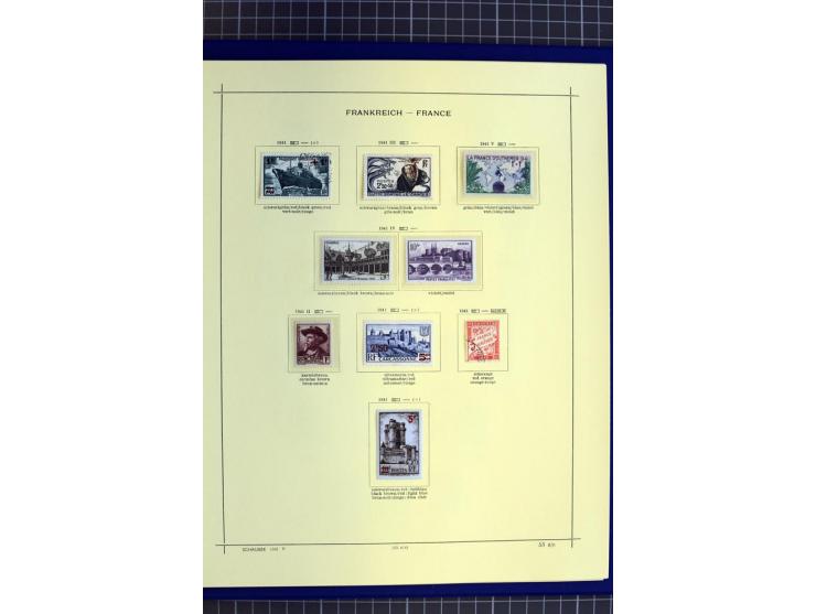1841-1944, ungebrauchte und gestempelte Sammlung mit vielen guten Werten und Sätzen in 3 Alben