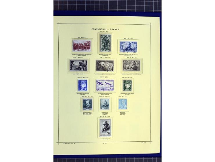 1841-1944, ungebrauchte und gestempelte Sammlung mit vielen guten Werten und Sätzen in 3 Alben