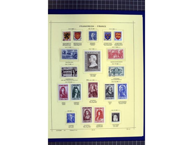 1841-1944, ungebrauchte und gestempelte Sammlung mit vielen guten Werten und Sätzen in 3 Alben