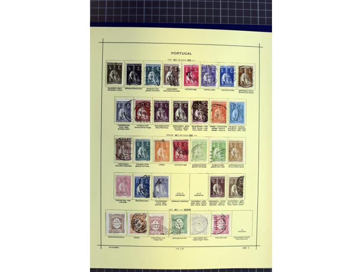 1841-1944, ungebrauchte und gestempelte Sammlung mit vielen guten Werten und Sätzen in 3 Alben