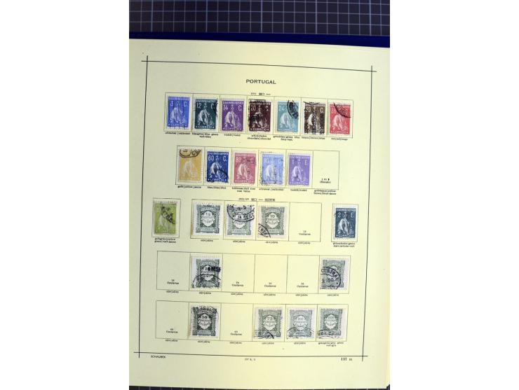 1841-1944, ungebrauchte und gestempelte Sammlung mit vielen guten Werten und Sätzen in 3 Alben
