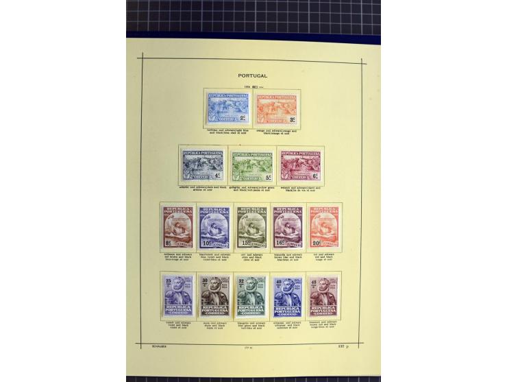 1841-1944, ungebrauchte und gestempelte Sammlung mit vielen guten Werten und Sätzen in 3 Alben