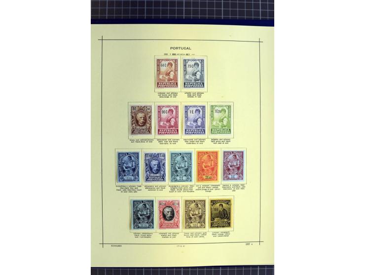 1841-1944, ungebrauchte und gestempelte Sammlung mit vielen guten Werten und Sätzen in 3 Alben