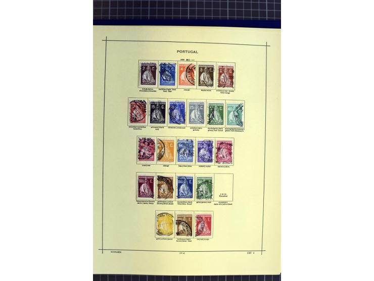 1841-1944, ungebrauchte und gestempelte Sammlung mit vielen guten Werten und Sätzen in 3 Alben