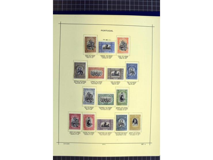 1841-1944, ungebrauchte und gestempelte Sammlung mit vielen guten Werten und Sätzen in 3 Alben