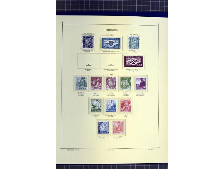 1841-1944, ungebrauchte und gestempelte Sammlung mit vielen guten Werten und Sätzen in 3 Alben