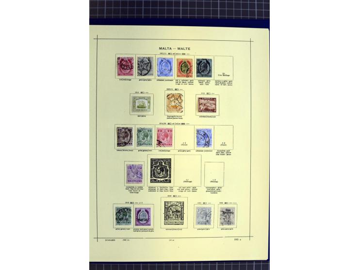 1841-1944, ungebrauchte und gestempelte Sammlung mit vielen guten Werten und Sätzen in 3 Alben