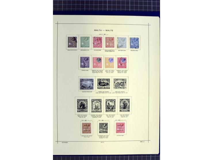 1841-1944, ungebrauchte und gestempelte Sammlung mit vielen guten Werten und Sätzen in 3 Alben
