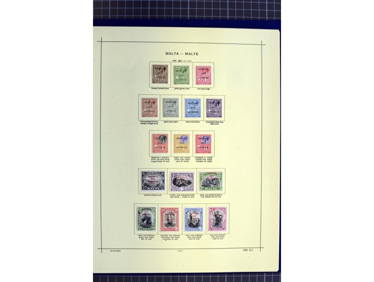 1841-1944, ungebrauchte und gestempelte Sammlung mit vielen guten Werten und Sätzen in 3 Alben