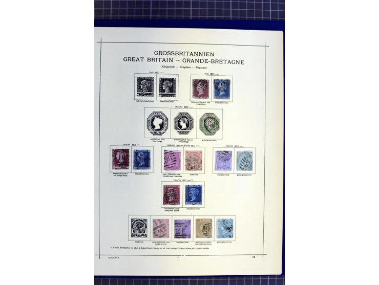 1841-1944, ungebrauchte und gestempelte Sammlung mit vielen guten Werten und Sätzen in 3 Alben