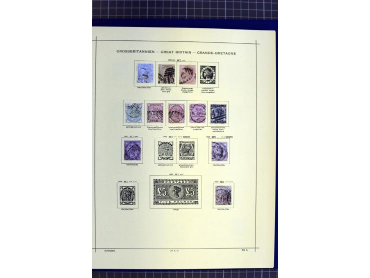 1841-1944, ungebrauchte und gestempelte Sammlung mit vielen guten Werten und Sätzen in 3 Alben