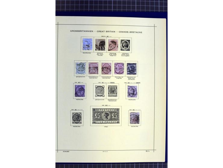 1841-1944, ungebrauchte und gestempelte Sammlung mit vielen guten Werten und Sätzen in 3 Alben