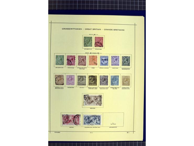 1841-1944, ungebrauchte und gestempelte Sammlung mit vielen guten Werten und Sätzen in 3 Alben