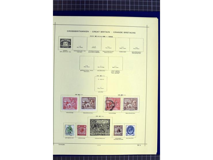 1841-1944, ungebrauchte und gestempelte Sammlung mit vielen guten Werten und Sätzen in 3 Alben