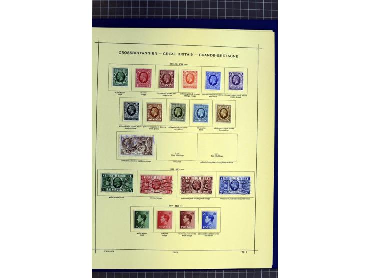 1841-1944, ungebrauchte und gestempelte Sammlung mit vielen guten Werten und Sätzen in 3 Alben