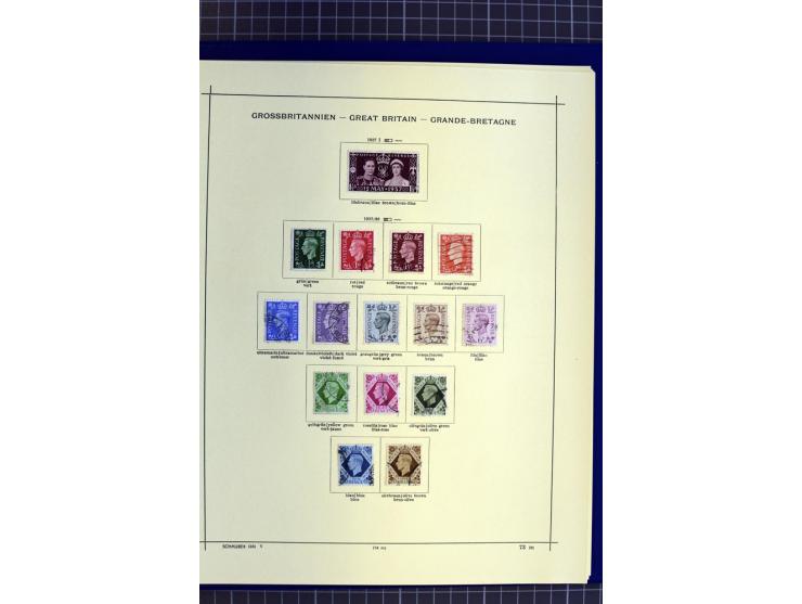 1841-1944, ungebrauchte und gestempelte Sammlung mit vielen guten Werten und Sätzen in 3 Alben
