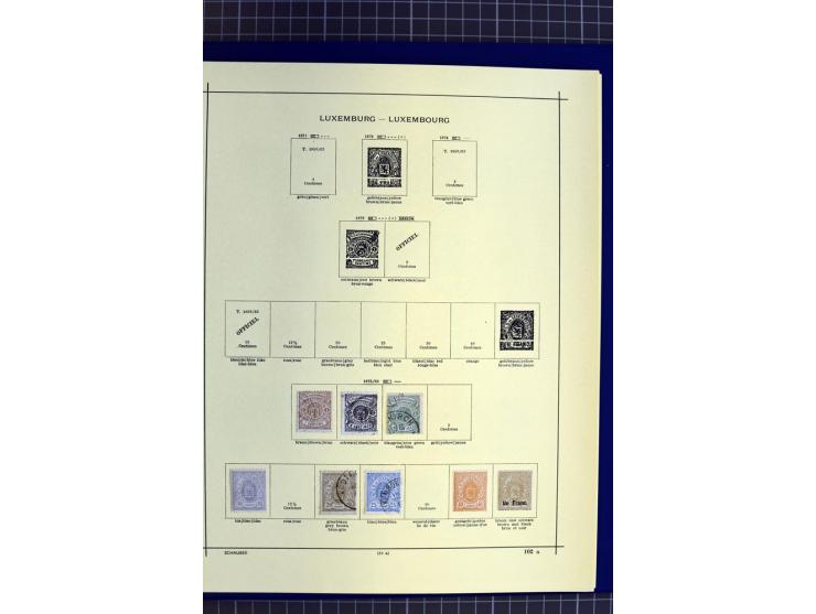1841-1944, ungebrauchte und gestempelte Sammlung mit vielen guten Werten und Sätzen in 3 Alben